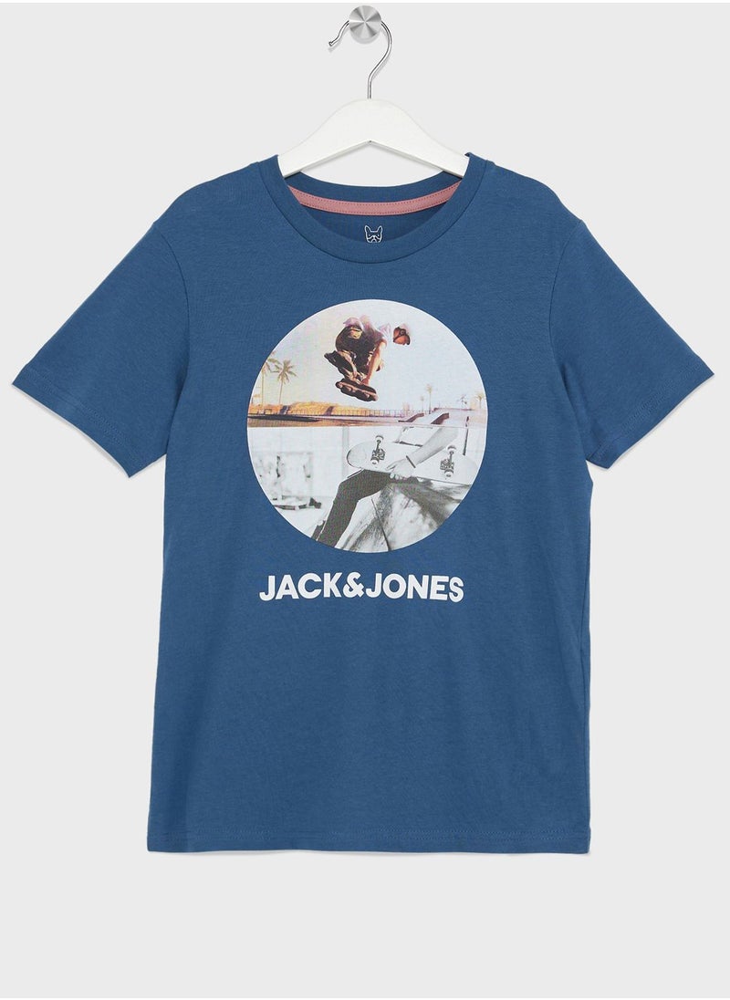 Jack & Jones Junior - Youth Graphic T-Shirt - Image 1