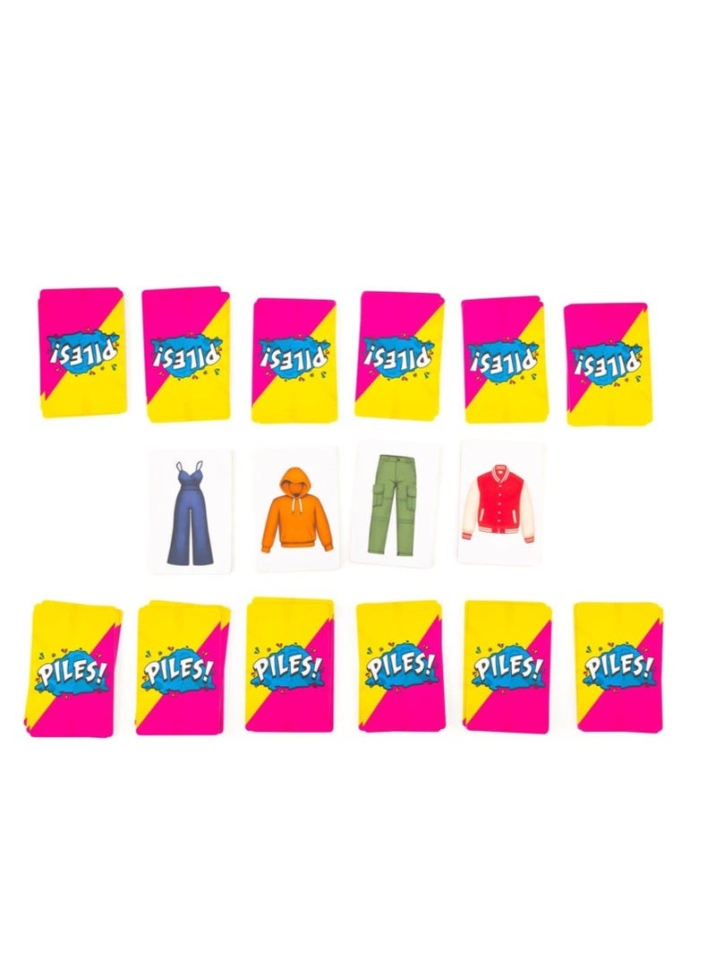 Piles Card Games, Family Games, Games for Adults, Family Game Night, Travel Games, Party Games, Memory Games (10 Mins) - Image 2