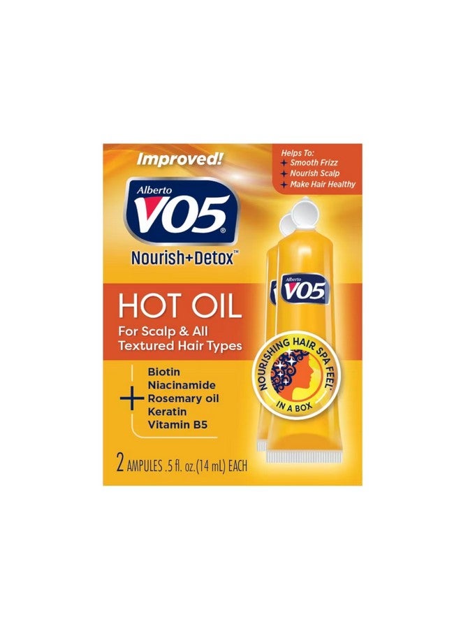 Alberto VO5 V05 Moisturizing Hot Oil, 2 tubes, 0.5 oz - Image 1