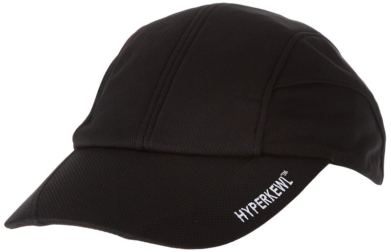 HyperKewl 6593-BK Evaporative Cooling Sport Cap with Hook and Loop Closure, Black - Image 5