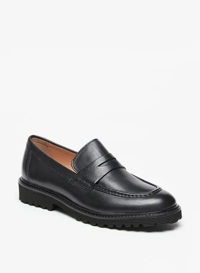 Celeste Women's Slip-On Loafers with Block Heels