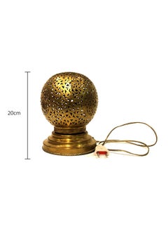 Antique Museum Moroccan Handmade Arabic Traditional Brass Table Lamp  - Image 2