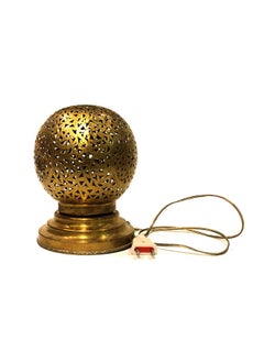 Antique Museum Moroccan Handmade Arabic Traditional Brass Table Lamp  - Image 1