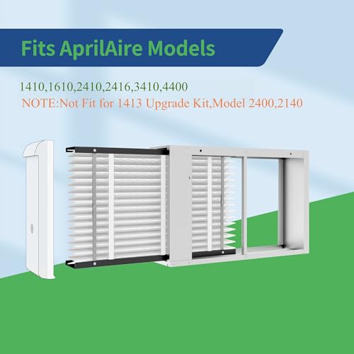 soulmate 2 Pack, 410 Replacement Filter, Compatible with AprilAire 410 Replacement Filter,Models1410,1610,2410,2416,3410,4400,MERV11 HVAC Furnace Filter,Nominal Size:16x25x4,Actual Size:16"x28"x4" Air Filter - Image 2