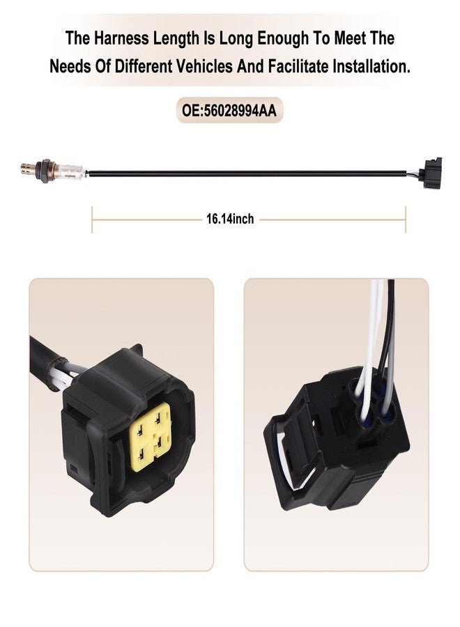 BLPextrm Oxygen O2 Sensor Upstream Downstream for Chry 300, for Dodge Challenger Charger Dakota Durango Grand Caravan Journey Neon Nitro, for Jeep Commander Grand Cherokee Wrangler JK 56028994AA, 56028994AB - Image 3