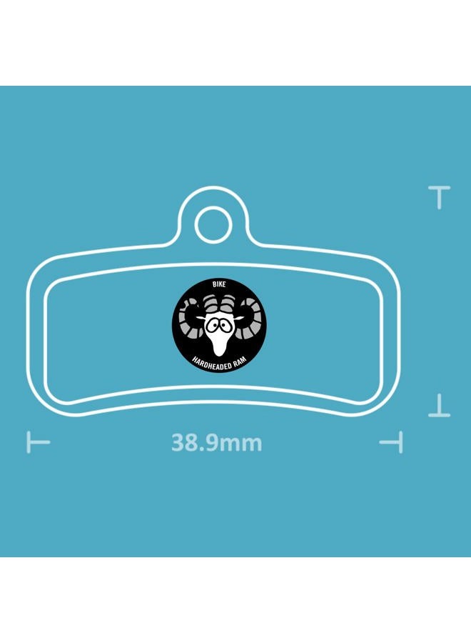 Hardheaded Ram Bike Brake Pads Organic Will fit Shimano L03A Saint M820, Zee M640, Y8VT98020, with Air Fins. The Bicycle Replacement Part for OEM Brakes for high Braking Power and Quiet Stops. - Image 5
