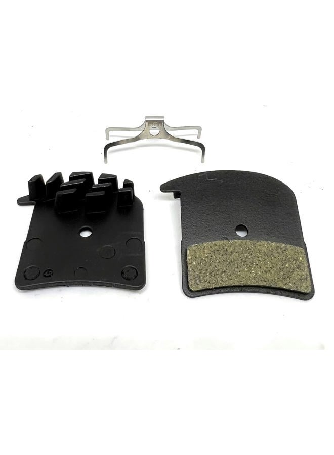 Hardheaded Ram Bike Brake Pads Organic Will fit Shimano L03A Saint M820, Zee M640, Y8VT98020, with Air Fins. The Bicycle Replacement Part for OEM Brakes for high Braking Power and Quiet Stops. - Image 1