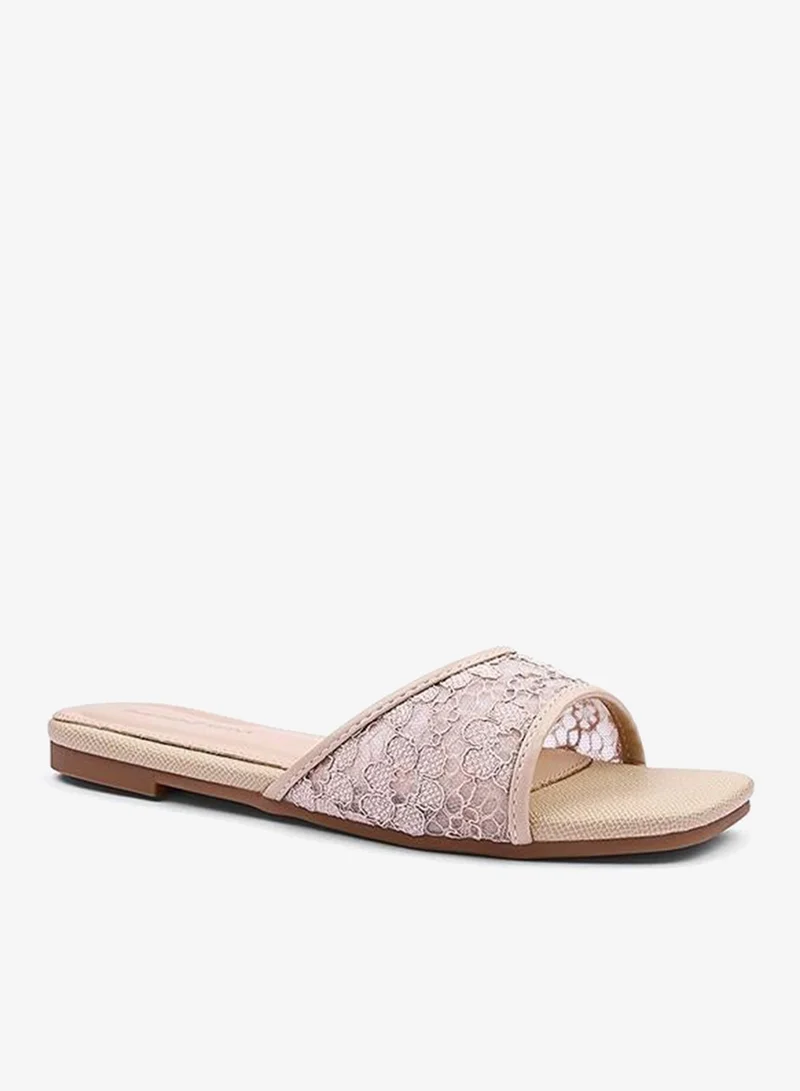 Womens mesh slip-on sandals