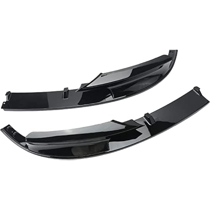 AUTOTOP 2PCS Front Bumper Lip Spoiler FIT 20122018 BMW 3 Series F30 F35 M Sport/M-Tech Gloss Black, ABS Splitter Kit - Image 5