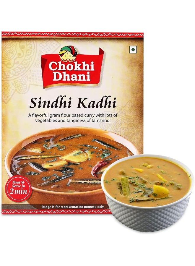 Chokhi Dhani Sindhi Kadi 300 gm | Ready to Eat | Just Heat & Eat | Stove Top or Hot Water | Ready in 2 Minutes - Image 1