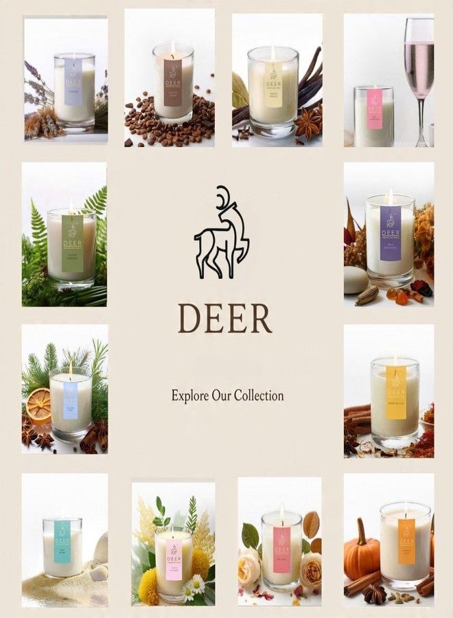 دير شمعة معطرة برائحة قهوة محمصة من دير - هدية خاصة لعيد الميلاد ورأس السنة الجديدة، مصنوعة من شمع الصويا الطبيعي، برائحة قهوة غنية، تدوم 40 ساعة، هدية مثالية للمنزل والمكتب (200 مل) - Image 3