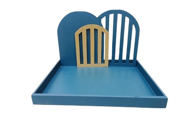 GO7 Tray with Wooden Frame and MDF Base Trousseau Packing Trays Serving Tray Organizers Decoration Tray Use in Marria 14142 - Image 5