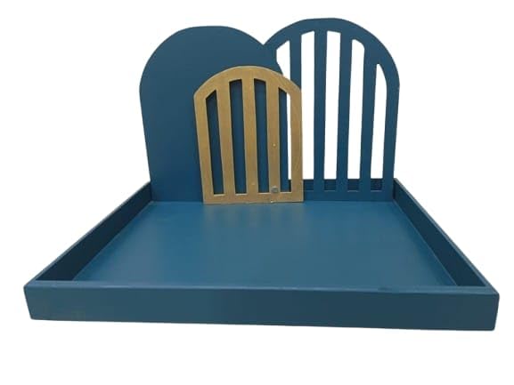 GO7 Tray with Wooden Frame and MDF Base Trousseau Packing Trays Serving Tray Organizers Decoration Tray Use in Marria 14142 - Image 3