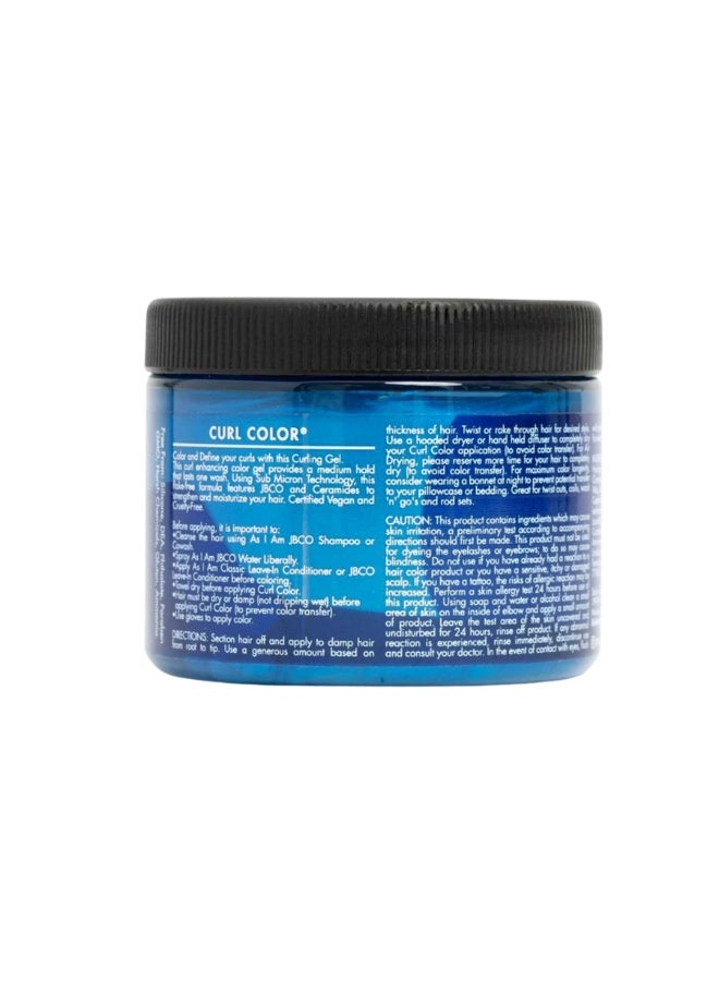 آز أي آم AS I AM Curl Hair Color, Temporary Color Gel, Vegan & Cruelty-Free, Cool Blue - 182g - Image 2