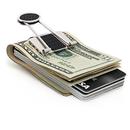 Speidel Stainless Steel Ionic Plated Metal Money Clip for Men, Bill Binder Clip, Wallet, Credit Card Holder, Minimalist Slim Money Clip - Image 3