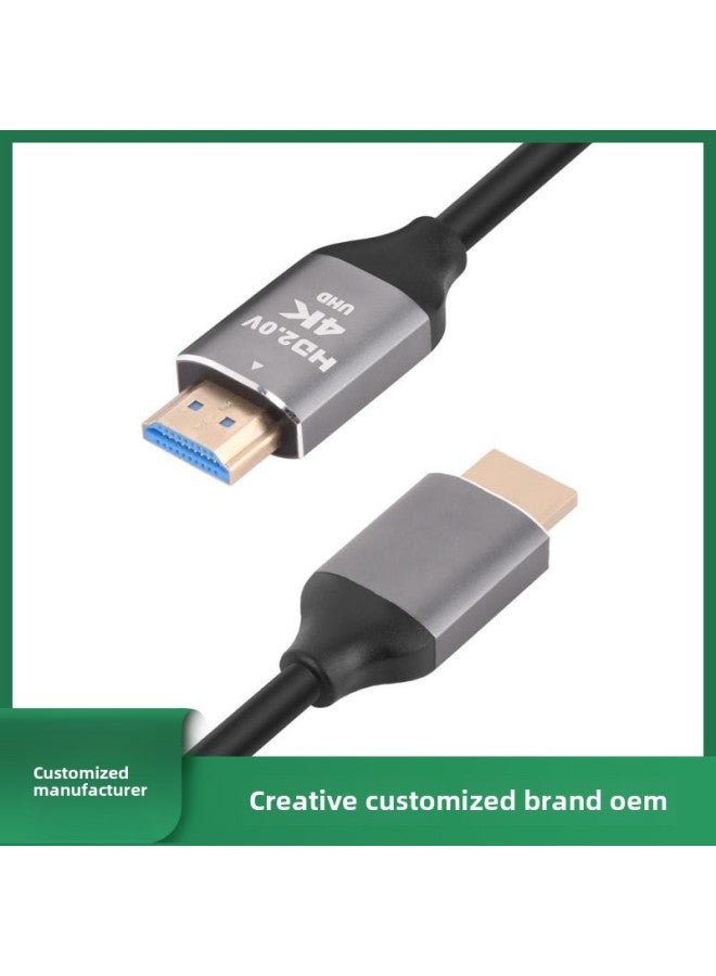 Hdmi Cable Version 2.0 Full Copper Core 4K Tv Computer Projector Cable Hdmi High Definition Cable-Cord Length:3m  - Image 1
