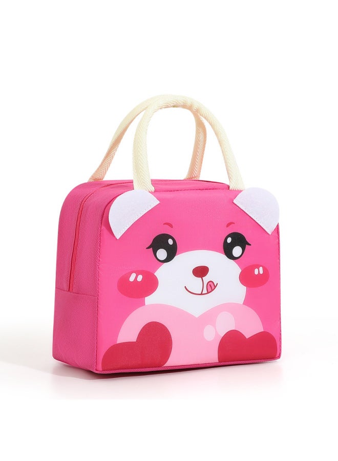 New Cartoon Insulation Lunch Box Bag Portable Lunch Bag 3d Lunch Insulation Bag Aluminum Foil Thickened Lunch Box Bag