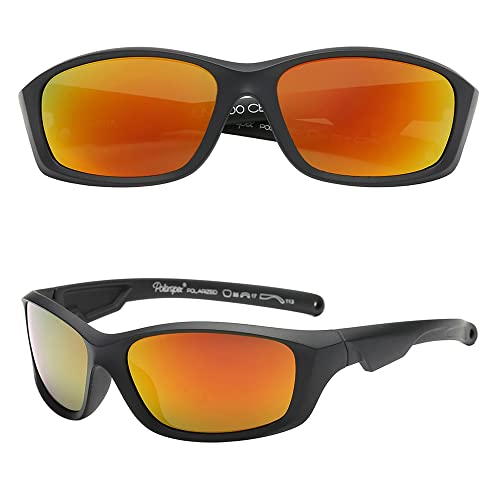 PolarSpex Flexible Kids Toddler Boys Sports Wrap Polarized Sunglasses - BPA Free - Image 1