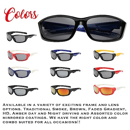 PolarSpex Flexible Kids Toddler Boys Sports Wrap Polarized Sunglasses - BPA Free - Image 5