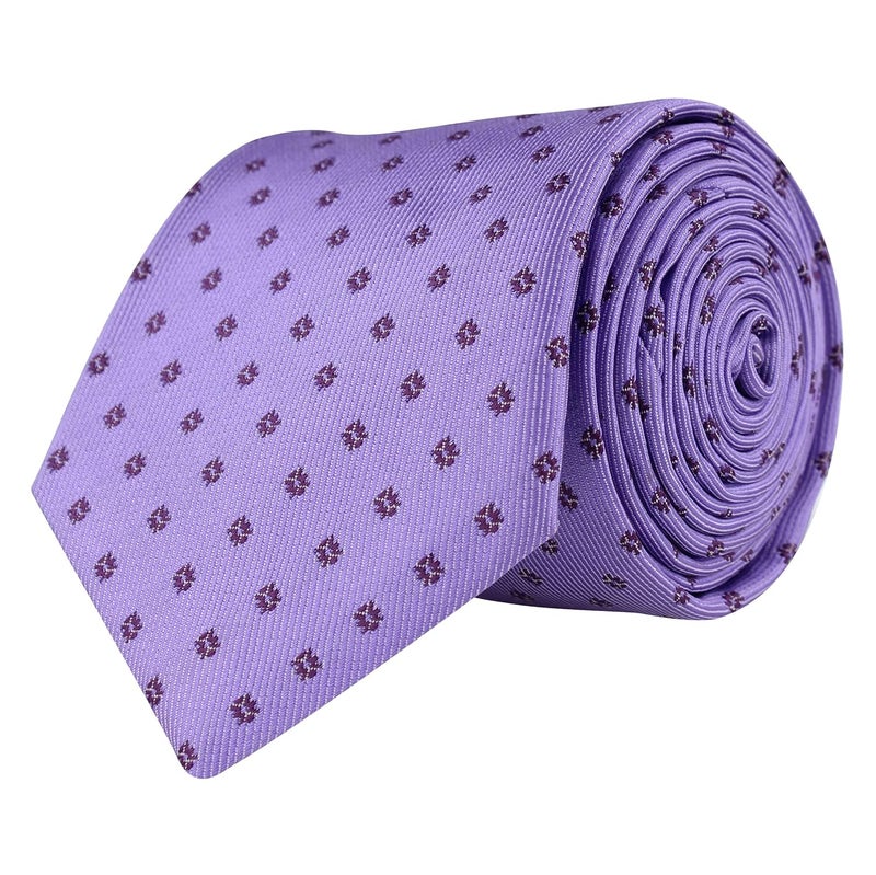 Kovove Kavove Classy Polka Dot Cyan Necktie For Men - Image 1