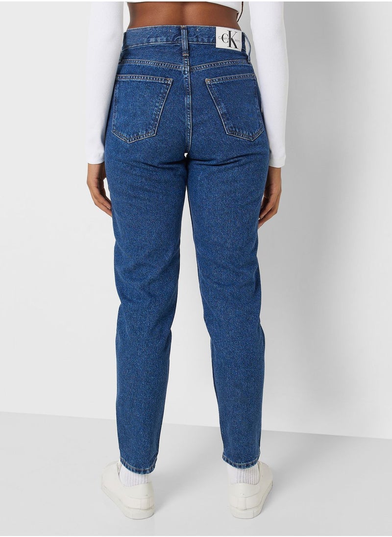 Calvin Klein Jeans - High Waist Mom Jeans - Image 1