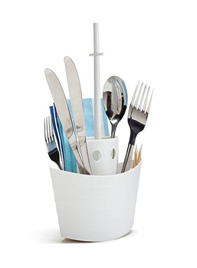 CONNECTWIDE� Multifunctional Tableware Sailing Storage Cutlery Napkin Holder Rack Toothbrush Kitchen Utensils Stands New Study Stationer's Storage - Image 1