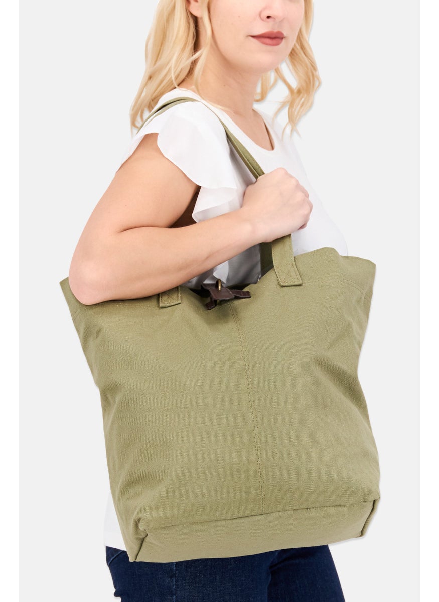 Women Textured Shopper Bag, 45 x 34 x 17 cm, Olive - pzsku/ZB31310154664B7A61BF4Z/45/_/1737728245/7fe65939-a8d6-408f-a4c5-438fcd9f61ef