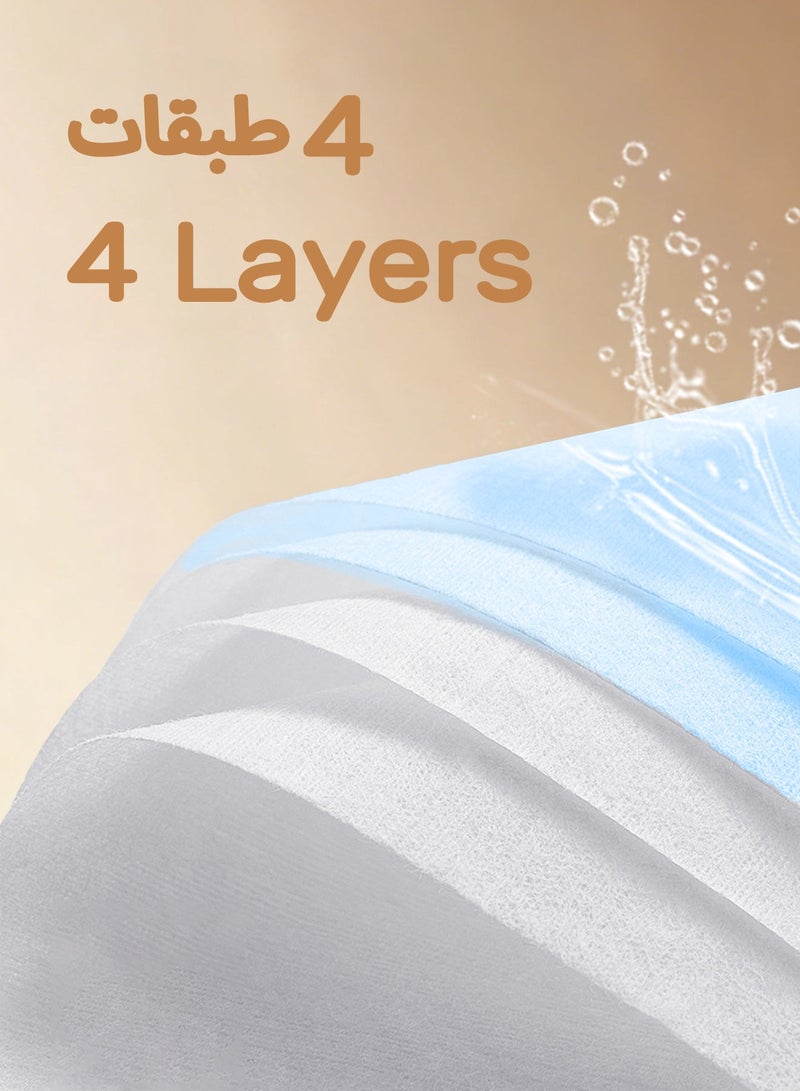 Her Diary Wall Hanging Facial Tissues,500 Pulls per Pack (Pack of 6), 4-Ply Ultra Soft Paper,2000 Single Sheets, with 2 Free Hooks for Bathroom and Kitchen Use,Unscented & Hypoallergenic - Image 2