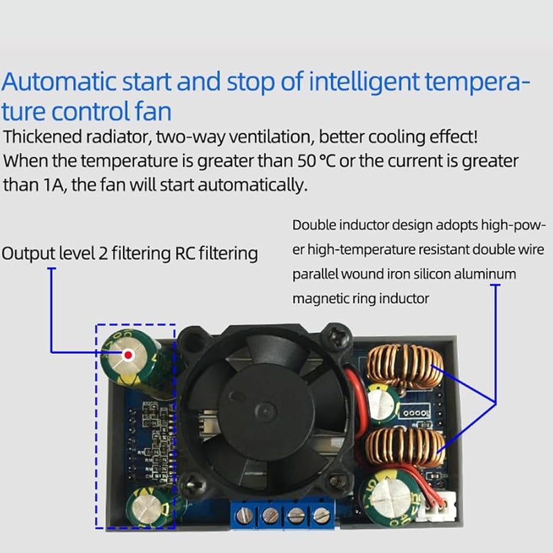 XY S3580 W Wi Fi DC Power Supply Module Adjustable Voltage Current Solar Converter - Image 4