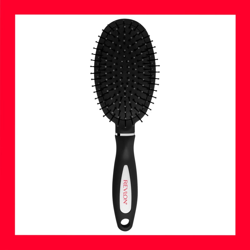 Revlon Detangle & Smooth Black Cushion Hair Brush - Image 4