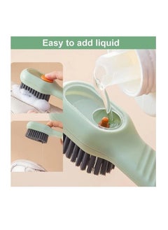 Generic 2-in-1 Shoe Cleaning Brush Set – Hard Bristle Scrubber with Handle  - Image 2
