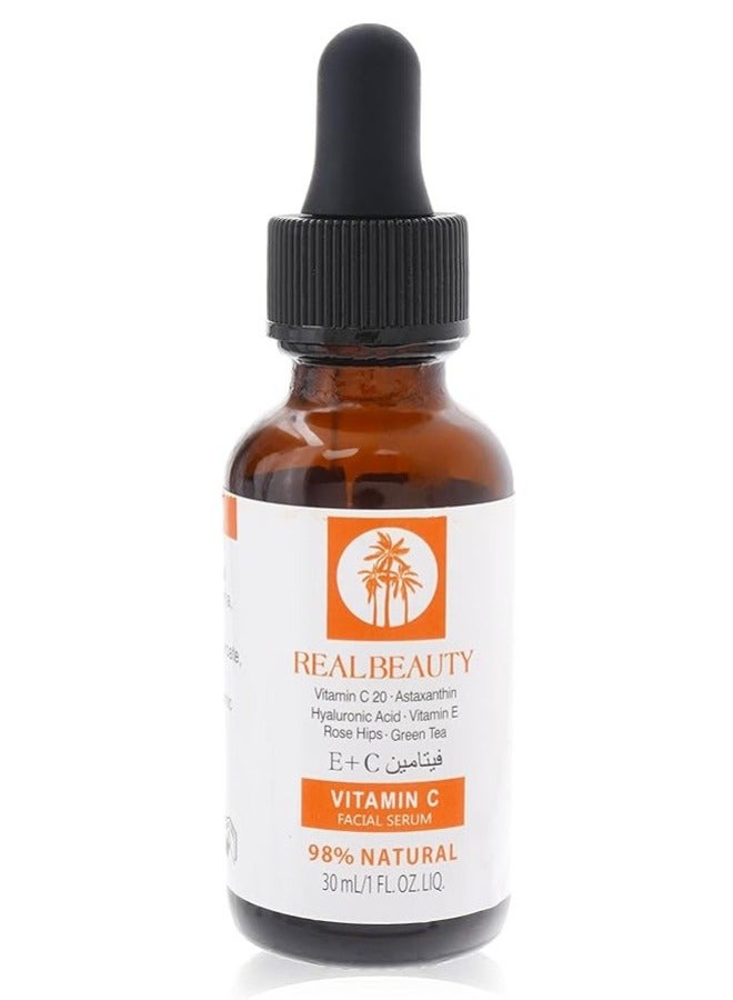 REALBEAUTY 2Pcs REAL BEAUTY Vitamin C Hyaluronic Acid Facial Serum Clear 30ml - Image 3