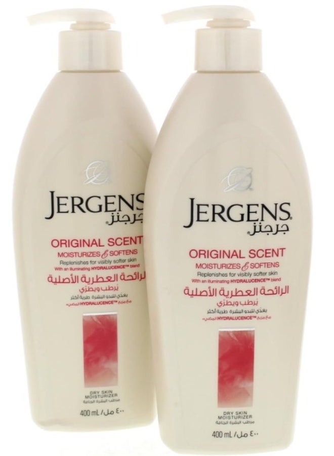 جرجنز مرطب جيرجنز الأصلي للبشرة الجافة، 2 × 400 مل
