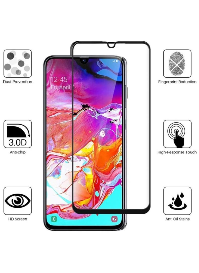 Generic - Glass for Samsung Galaxy A40 Screen Protector Tempered Glass Full Glue Edge-to-Edge Protector(4 Pack) - Image 1