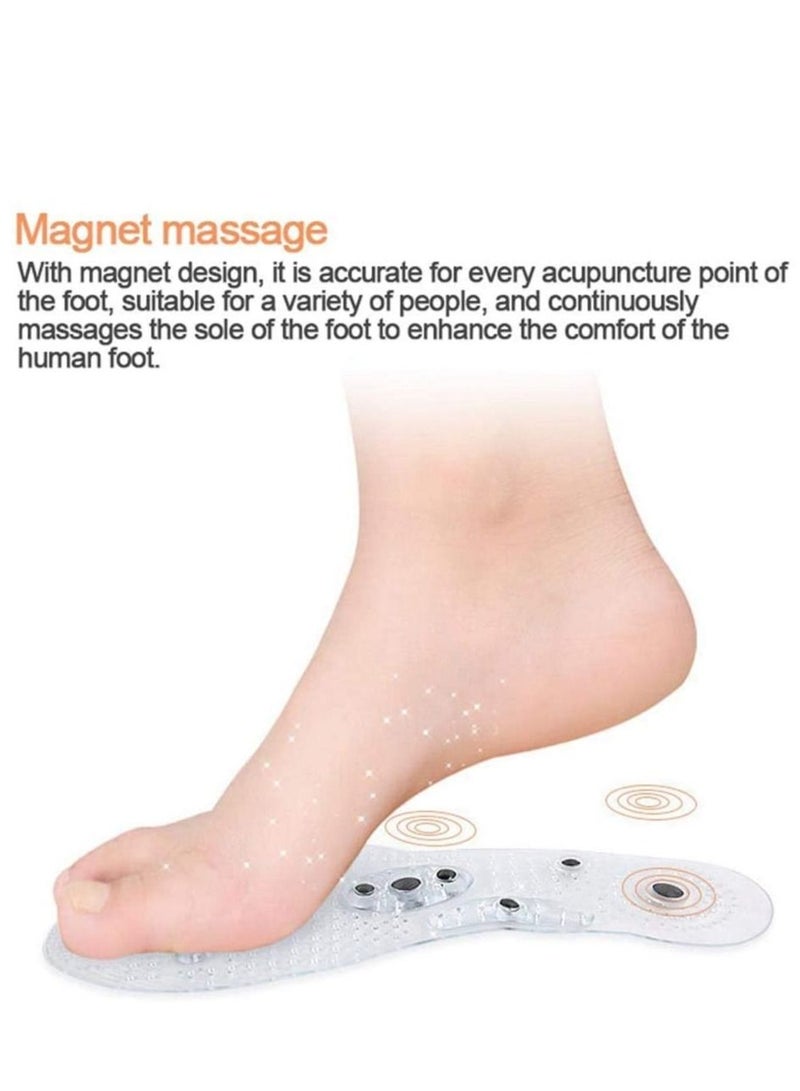 Magnetic Massage Foot Therapy Reflexology Pain Relief Shoe Insoles - Image 4