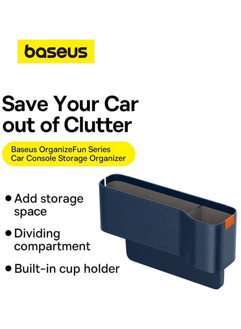 Baseus Baseus OrganizeFun Series Car Console Storage Organizer Galaxy Blue  - Image 4