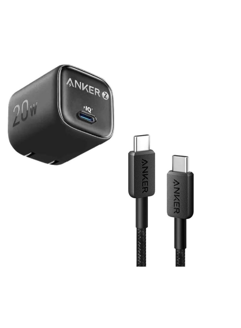 زولو شاحن أنكر زولو بقوة 20 واط مع كابل USB-C - Image 1