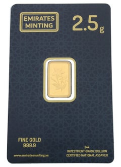 EMIRATES MINTING Emirates Minting 2.5 Grams Flower Gold Bar 999.9 Purity  - Image 1