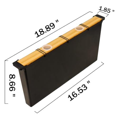 BeeCastle 2 Pack 3.5L Beehive Feeder Beehive Frame Feeder Deep Frame Water Feeder for Beekeeping Bee Feeding Tools - Image 3