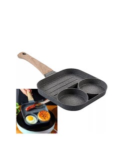 Generic 3-Section Meal Skillet Black 11inch  - Image 1