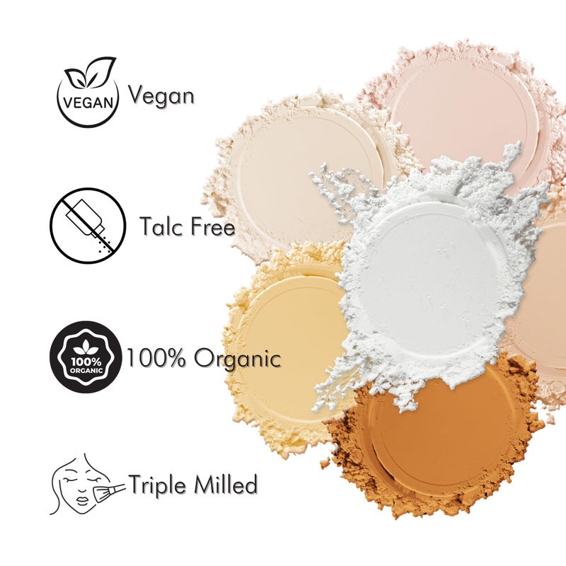 Cinema Secrets Ultralucent Setting Powder- Rich Tan Talc-Free Loose Mineral Powder for All Skin Types, Oil Control, Shine-Free Finish, Breathable,Weightless, Moisture-Resistant, Organic Ingredients - Image 4