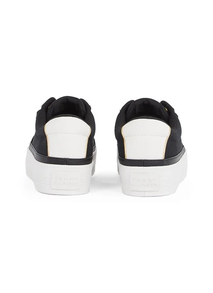 TOMMY HILFIGER Logo Detail Lace Up Low Top Sneakers