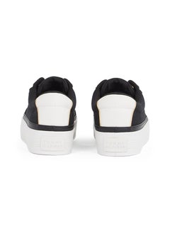 TOMMY HILFIGER Logo Detail Lace Up Low Top Sneakers  - Image 4