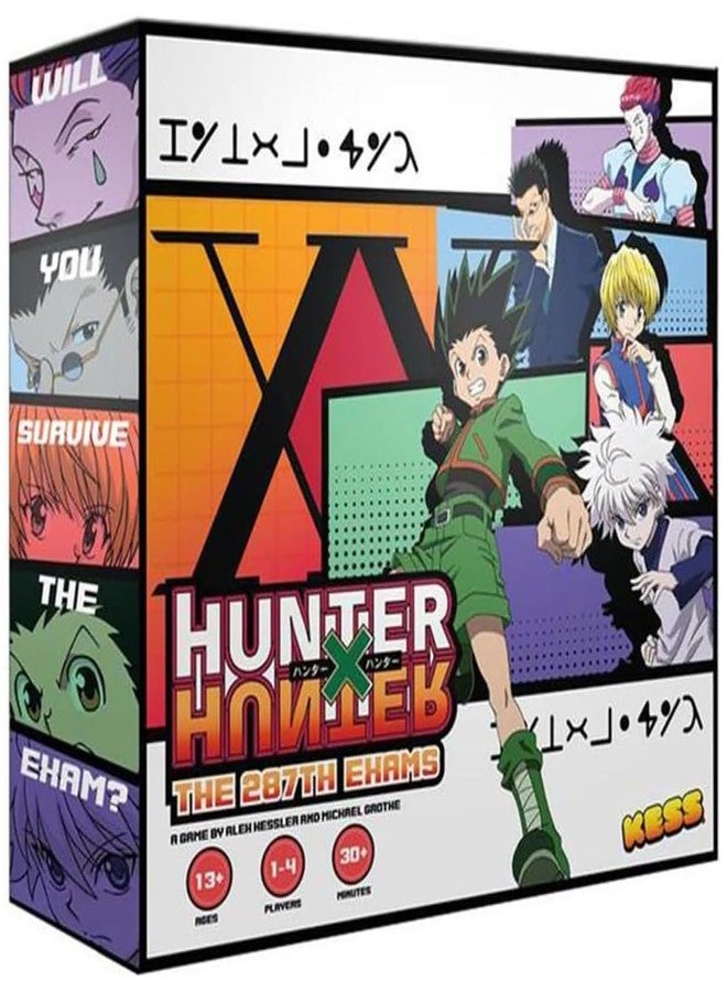 كيس KESS: Hunter x Hunter: The 287th Hunter Exams - لعبة بطاقات مغامرات أنمي تعتمد على رمي النرد، تعاونوا معًا لاجتياز الاختبارات واحصلوا على رخصتكم، من 1 إلى 4 لاعبين - Image 1