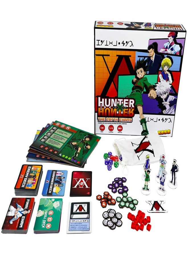 كيس KESS: Hunter x Hunter: The 287th Hunter Exams - لعبة بطاقات مغامرات أنمي تعتمد على رمي النرد، تعاونوا معًا لاجتياز الاختبارات واحصلوا على رخصتكم، من 1 إلى 4 لاعبين - Image 2
