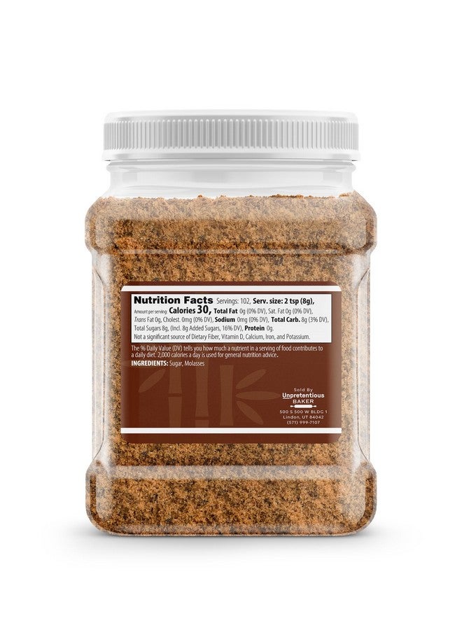 Unpretentious Dark Brown Sugar, Great for Baking, Rich Caramel Flavor, Sweetener (1.8 Pound) - Image 2
