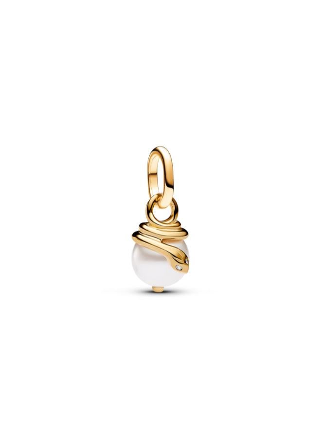 Pandora ME Snake Pearlescent Mini Dangle Charm - Image 1