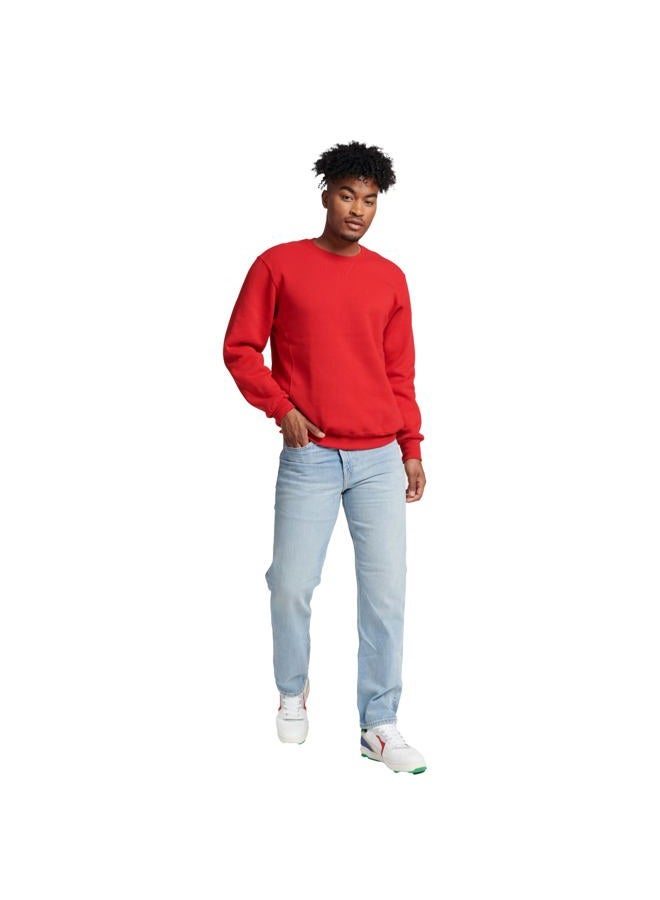 Russell Athletic Men's Dri-Power Fleece Sweatshirt, True Red, XX-Large - Image 2