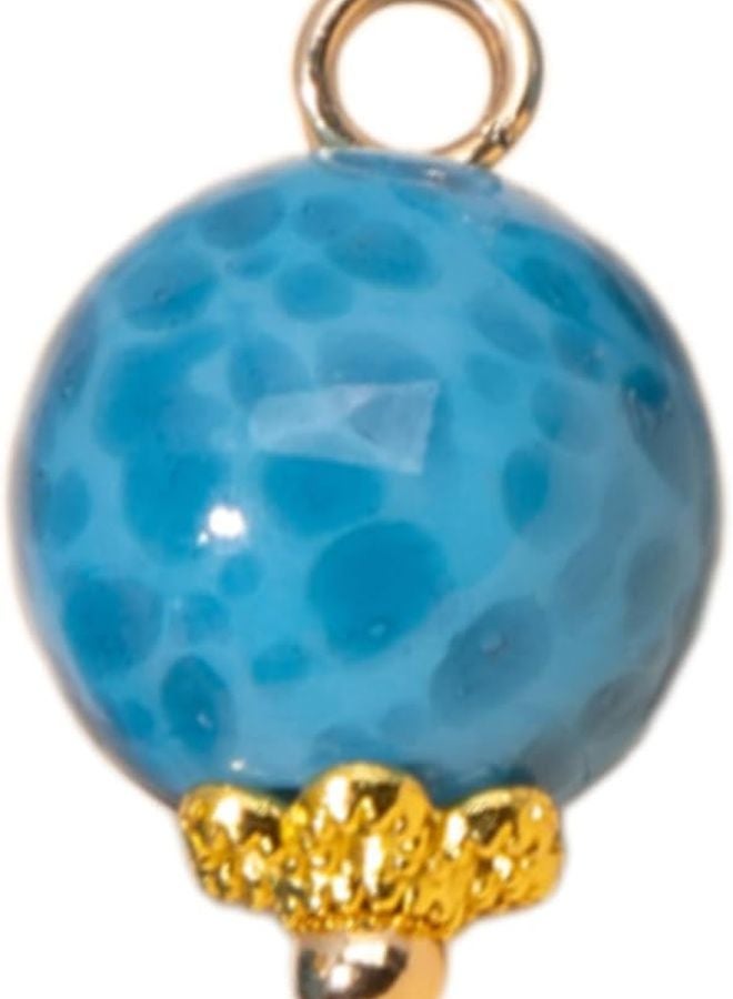 أزرار الخياطة الزرقاء 10 مم خرز صغير للملابس القميص المعطف سترة الجينز الحرف اليدوية - Image 4