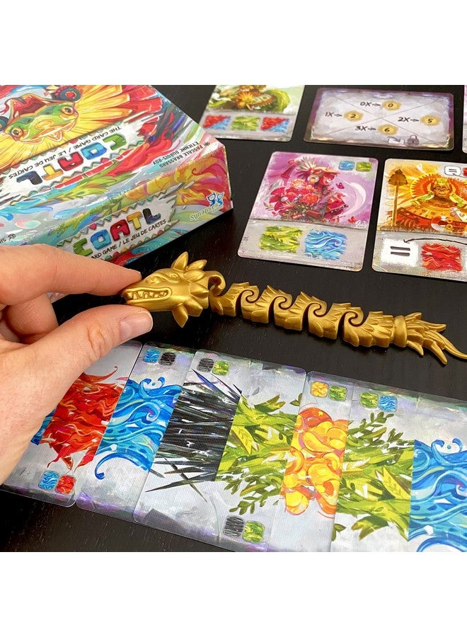 Synapses Games | Coatl: The Card Game | Strategy Card Game | Aztec Inspired Illustrations | 1 to 4 Players | 30 Minutes | Ages 10+ - Image 4
